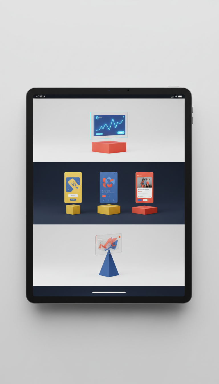 Homepage Template for Tablets