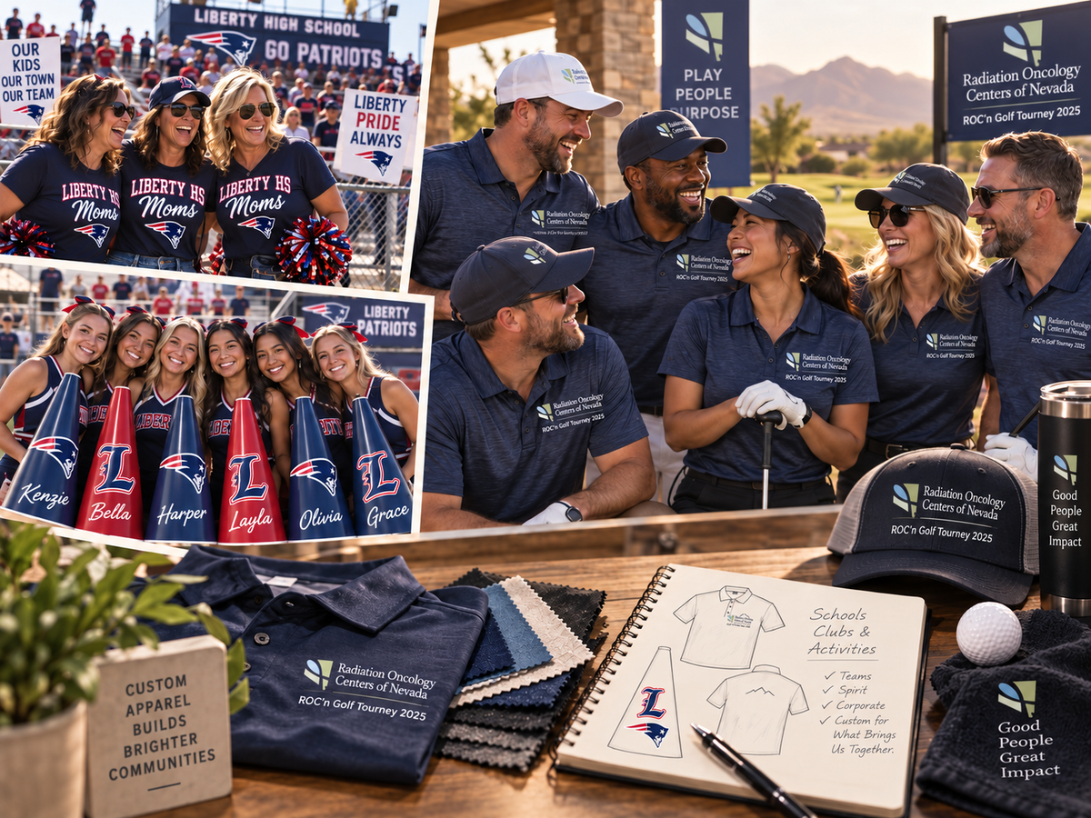 Booster pride and support gear for schools, clubs and community events